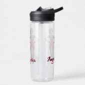 Personalized Water Bottle Ruby Ruffle #1 Waterfles (Links)