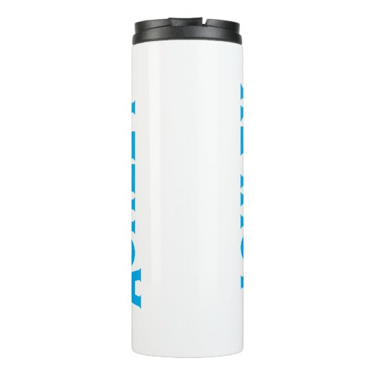 Personalized Water Bottle Thermosbeker (Achterkant)