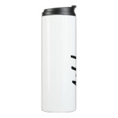 Personalized Water Bottle with Straw – Custom Name Thermosbeker (Gedraaid links)