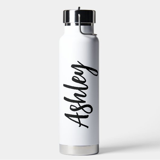 Personalized Water Bottle with Straw – Custom Name Waterfles (Links)