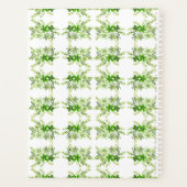 Personalized Watercolor Botanical Planner (Achterkant)