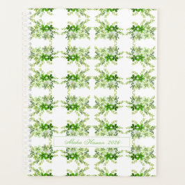 Personalized Watercolor Botanical Planner