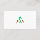 Personalized Watercolor Modern Business Card Visitekaartje (Achterkant)
