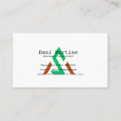 Personalized Watercolor Modern Business Card Visitekaartje (Voorkant)