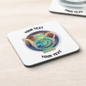 PERSONALIZED Waterman STERRENBEELD  Bier Onderzetter (Linkerzijde)