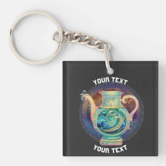 PERSONALIZED Waterman STERRENBEELD Sleutelhanger (voorkant)