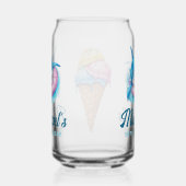 Personalized Waterpark Shark Pool Party Blikvorm Glas (Rechts)