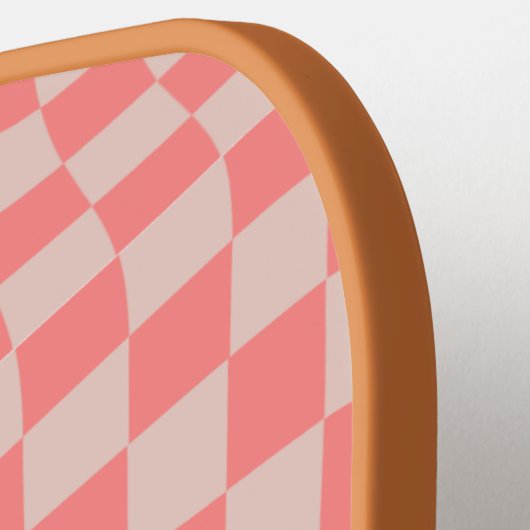 Personalized Wavy Checker | Cora Pickleball Paddle (Links Detail)
