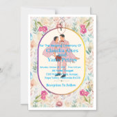 Personalized Wedding Ceremony Invitation  Magnetische Uitnodiging (Voorkant)