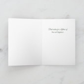 Personalized Wedding Congrats card Kaart (Binnen)