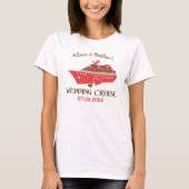 Personalized Wedding Cruise T-shirt (Voorkant)