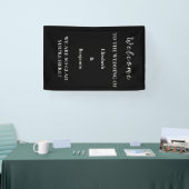 Personalized Wedding Decor Rehearsal Party Welcome Spandoek (Beurs)