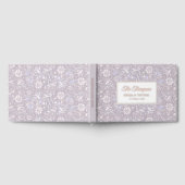Personalized Wedding French Toile Pink Floral Gastenboek (Volledig)