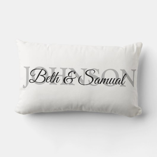 Personalized Wedding Gift for Couple Kussen (Achterkant)