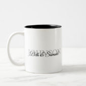 Personalized Wedding Gift for Couple Tweekleurige Koffiemok (Links)