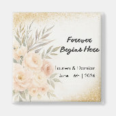 Personalized Wedding Keepsake  - Magnet (Voorkant)