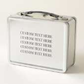 Personalized Wedding Memories Metal Box (Achterkant)