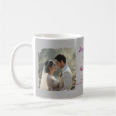Personalized Wedding Mug  | Custom Couple  Koffiemok (Links)