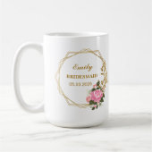 personalized wedding mug - gift for bridesmaid koffiemok (Links)