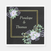 Personalized wedding or shower napkins bulk servet (Voorkant)