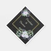 Personalized wedding or shower napkins bulk servet (Hoek)