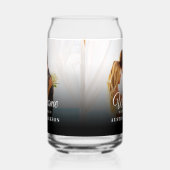 Personalized Wedding Photo Blikvorm Glas (Links)