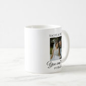 Personalized Wedding Photo Coffee Mug | Custom Koffiemok (Voorkant rechts)