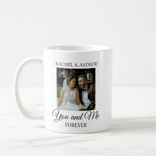 Personalized Wedding Photo Coffee Mug | Custom Koffiemok (Links)