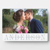 Personalized Wedding Photo Fotoplaat (voorkant)