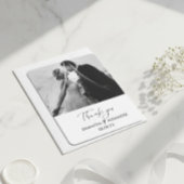 Personalized Wedding Photo Thank You Card Feestdagenkaart