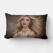 Personalized Wedding Pillow – The Future, Mrs. Kussen (Voorkant)