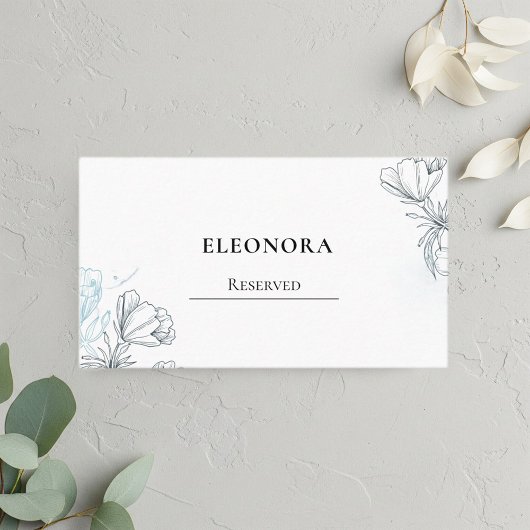 Personalized wedding placeholders plaatskaartje