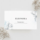 Personalized wedding placeholders plaatskaartje
