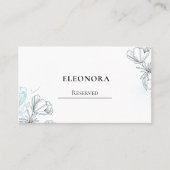 Personalized wedding placeholders plaatskaartje (Voorkant)