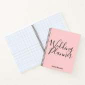 Personalized Wedding Planner Notebook Notitieboek (Binnen)