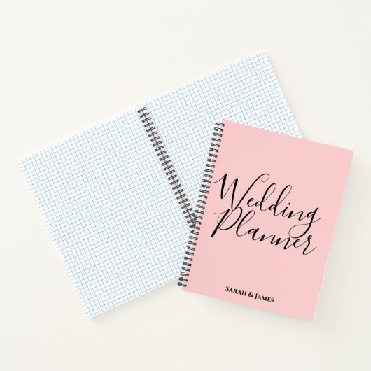 Personalized Wedding Planner Notebook Notitieboek (Binnen)