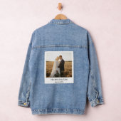 Personalized Wedding Polaroid Photo Denim Jacket (Hangar)