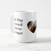 Personalized Wedding Quote Mug – "Forever Stronger Koffiemok (Voorkant links)