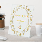 Personalized Wedding sign  Reclamebord Met Voetstuk (Insitu)