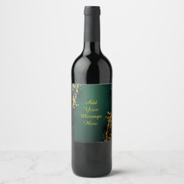 Personalized Wedding Wine Bottle Label Wijn Etiket