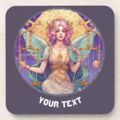 PERSONALIZED WEEGSCHAAL STERRENBEELD BIER ONDERZETTER (Voorkant)