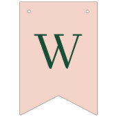 Personalized Welcome Baby  Woodland Fox Banner (Eerste vlag)