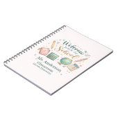 Personalized Welcome Back to School Teacher Notitieboek (Linkerzijde)