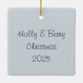 Personalized Westies Christmas Ornament (Achterkant)