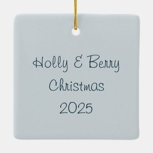 Personalized Westies Christmas Ornament (Achterkant)