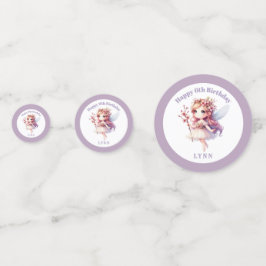 Personalized Whimsical Floral Fairy  Confetti