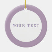 Personalized Whimsical Floral Fairy  Keramisch Ornament (Achterkant)