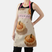 Personalized Whimsical Pumpkin Tart Pattern Schort (Insitu)