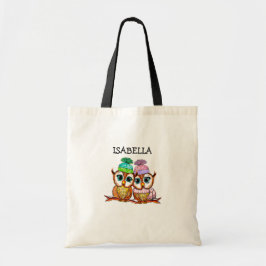 Personalized Whimsical Waterverf Ownership Tote Bag