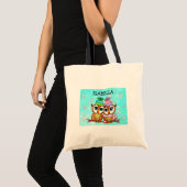 Personalized Whimsical Waterverf Ownership Tote Bag (Voorkant (product))
